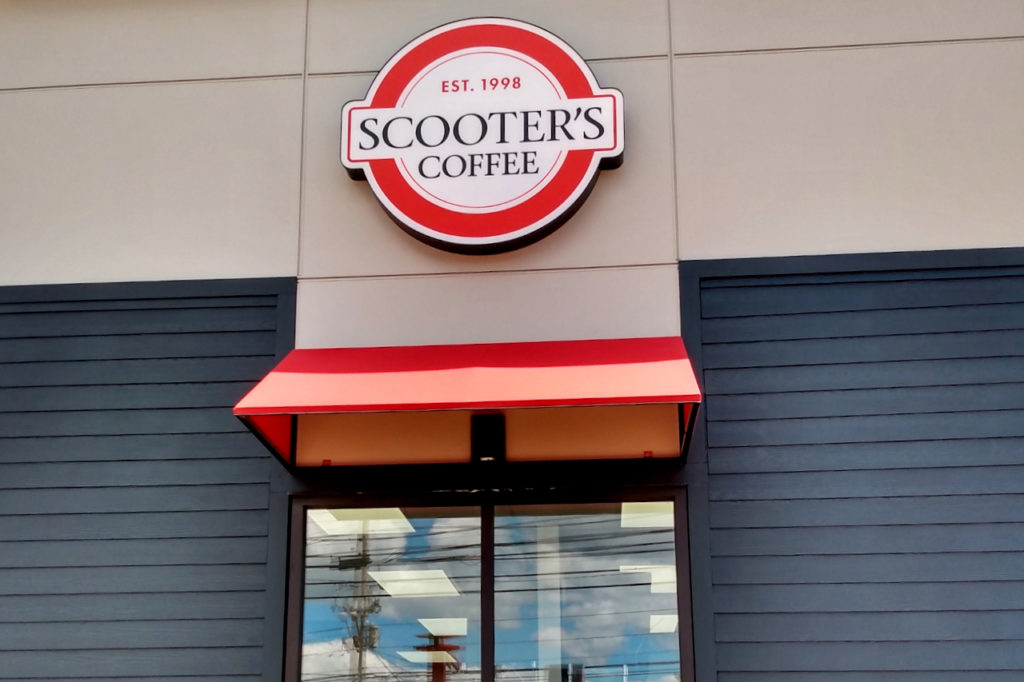 Scooter's Drive-Thru Signs